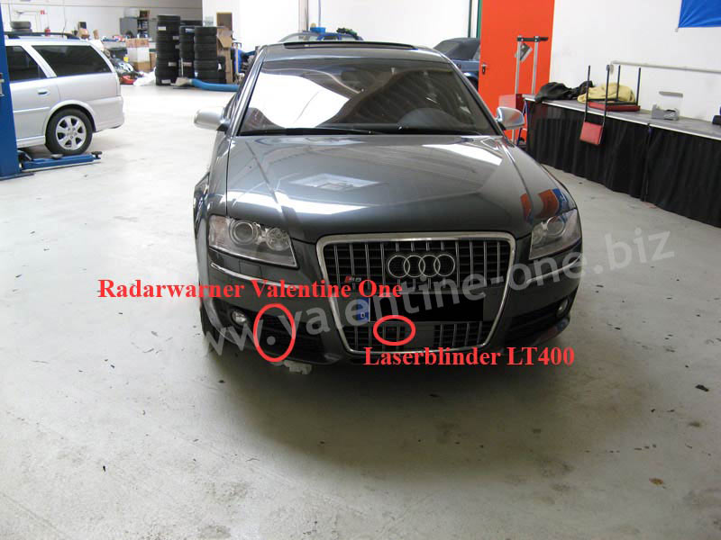 Radarwarner Einbau Valentine One Audi S8